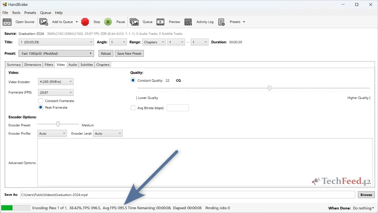 HandBrake Video Encoding