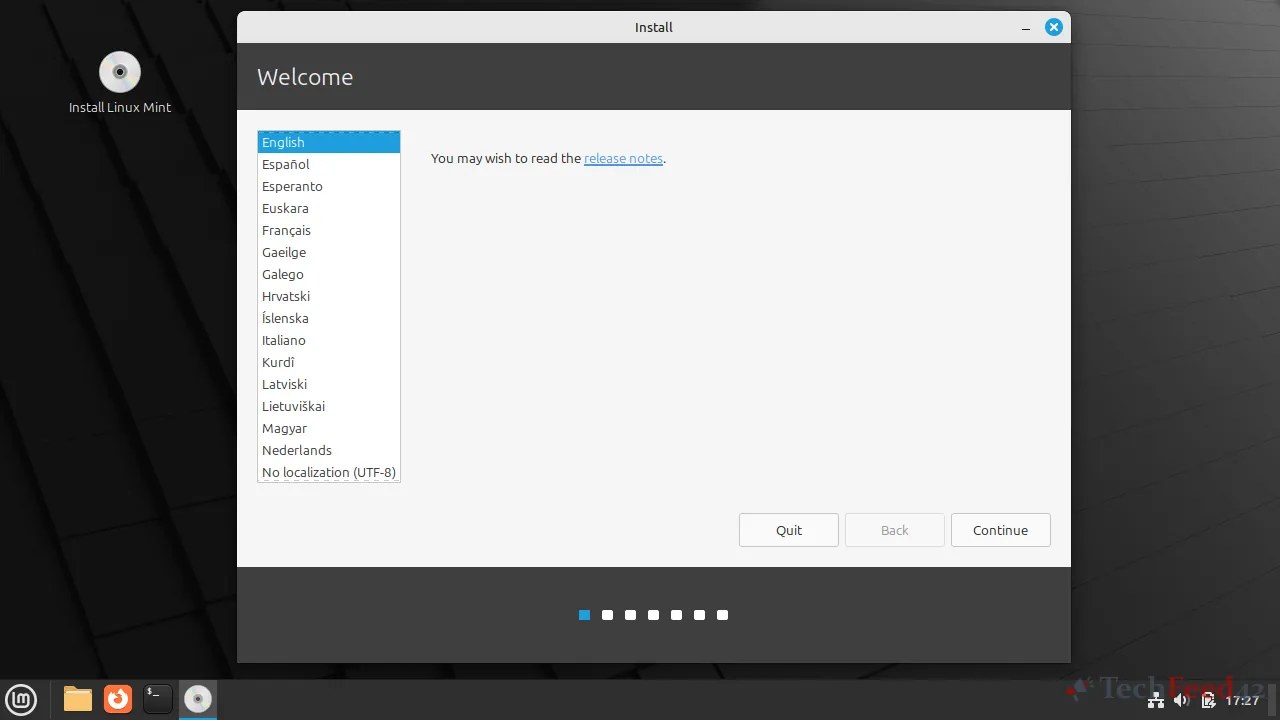 Linux Mint Desktop Install