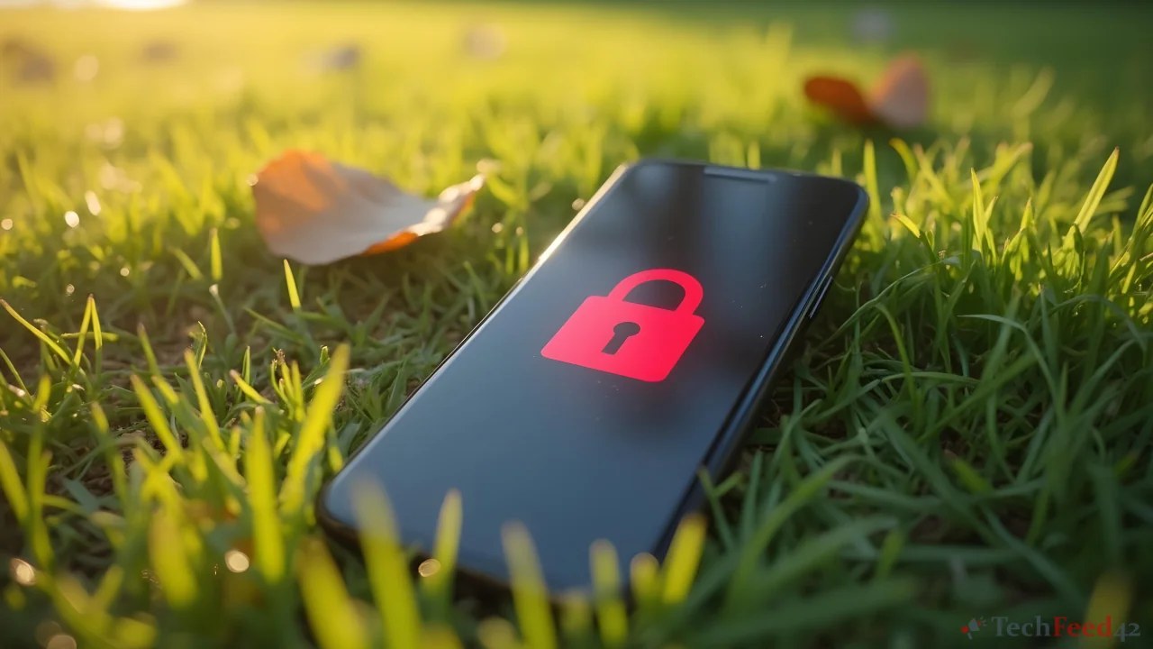 Locked Android Smartphone