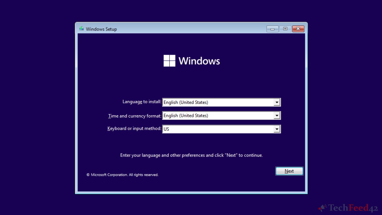 Windows 11 Install