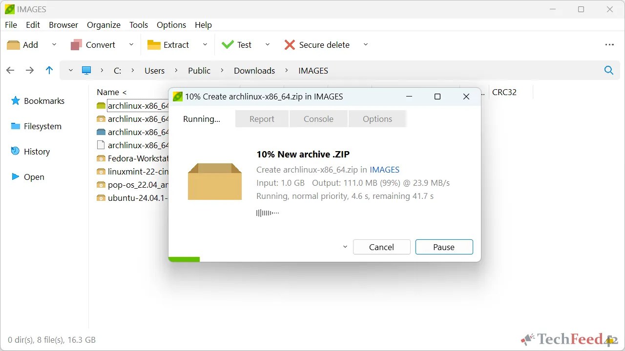 PeaZip Archiver