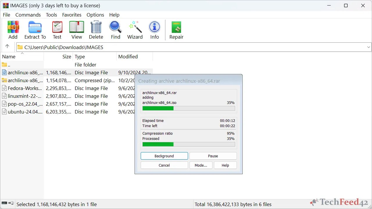 WinRAR Archiver