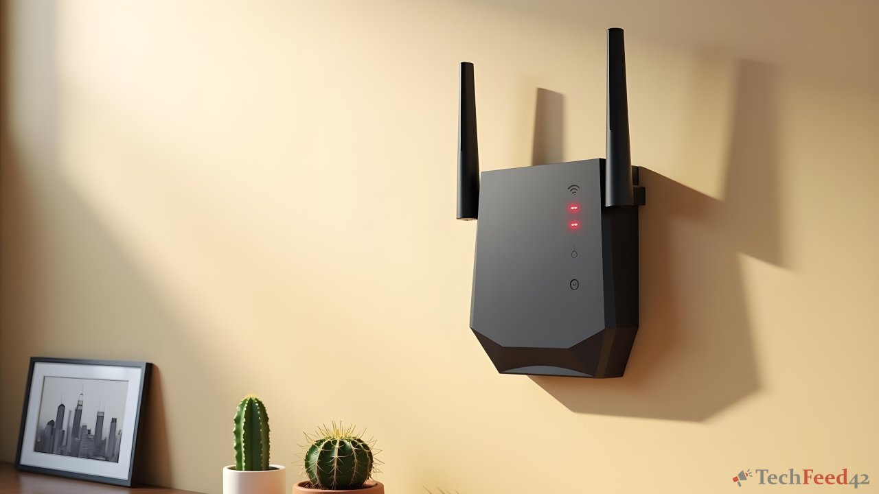 Wi-Fi Router on the Wall