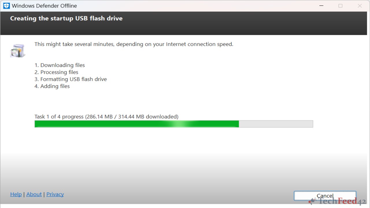 Windows Defender Offline USB